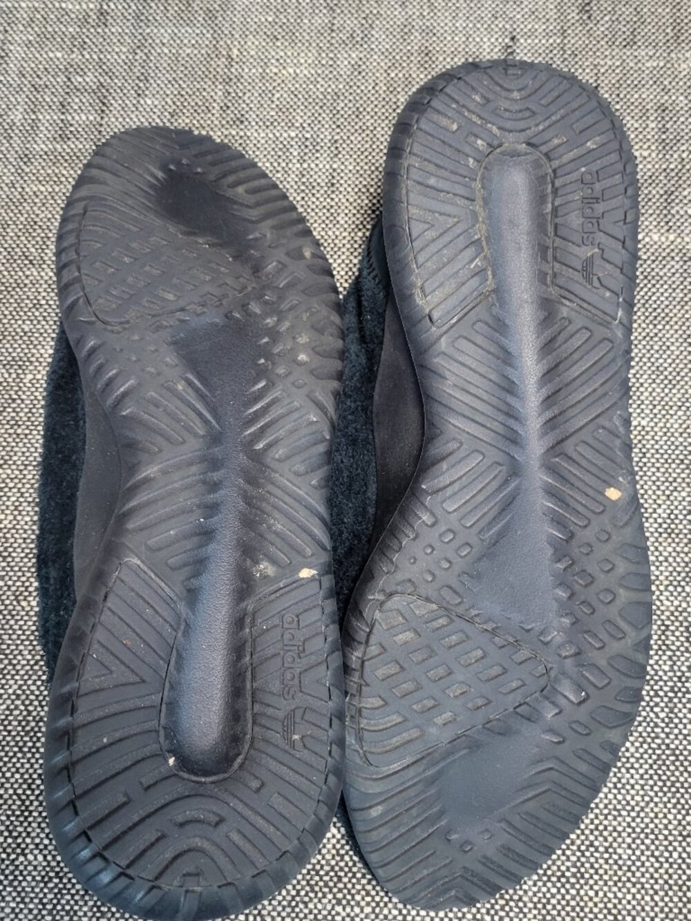 Adidas Tubular Shadow Black Suede Sneakers Men's 12.5 - Picture 14 of 16